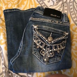 Grace LA size 25 jeans medium wash
